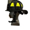 tl2 flat black leather helmet (nfpa) – bronx bend