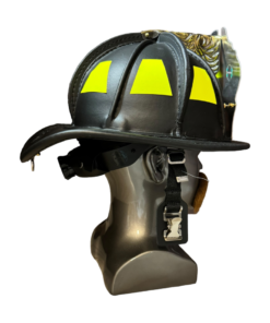 tl2 flat black leather helmet (nfpa) – phenix bend