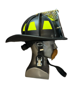 tl2 flat black leather helmet (nfpa) – colorado bend