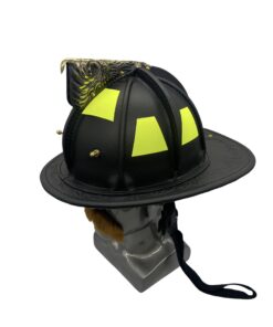 tl2 flat black leather helmet (nfpa) – boston bend